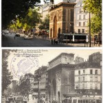 Voyage dans le temps, porte Saint Martin à Paris Voyage dans le temps, porte Saint Martin à Paris