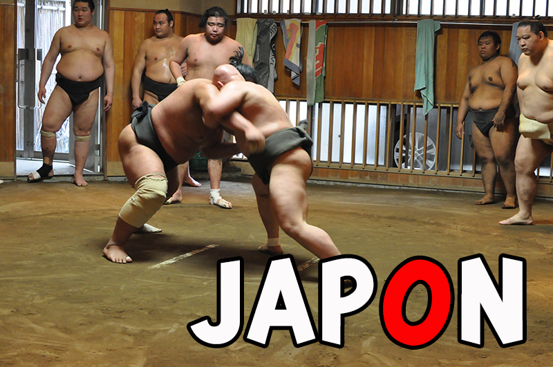 Les sumos au Japon